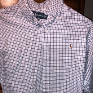 Blue Checkered button down by Polo Ralph Lauren